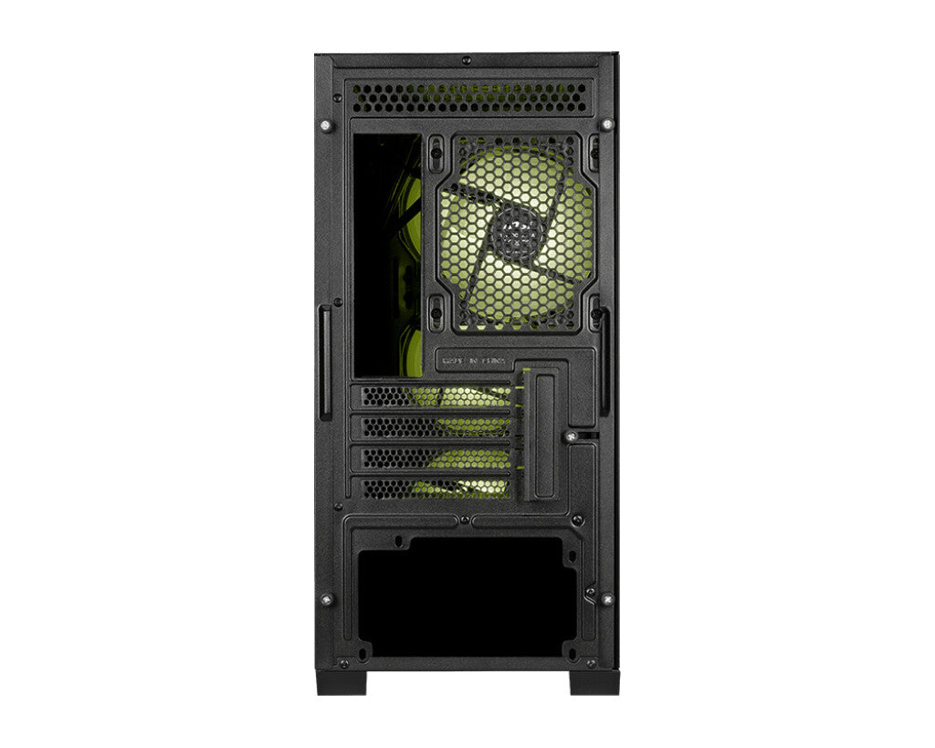 MSI MAG FORGE M120R AIRFLOW computer case Mini Tower Black, Transparent