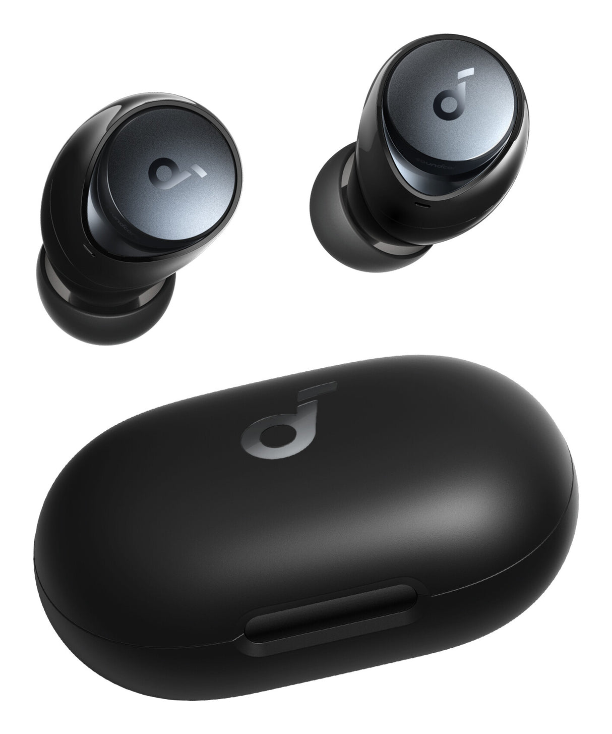 Anker Space A40 Adaptive Active Noise Canceling Wireless Earbuds, 50H Total Playtime, 10H Single Charge Playtime, LDAC Hi-Res Sound, Comfortable Fit, 6 Mics, Wireless Charge, Fast Charge
