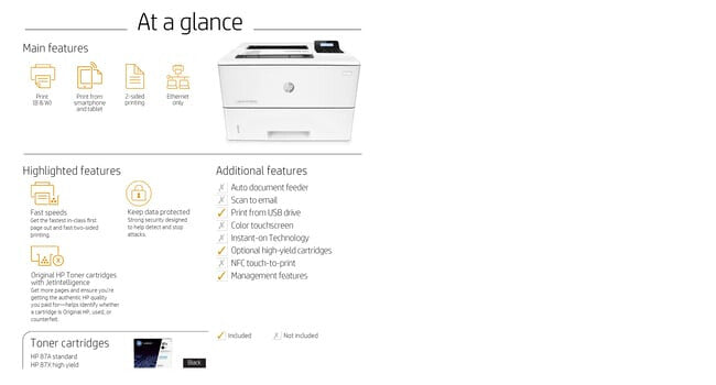 HP LaserJet Pro M501dn