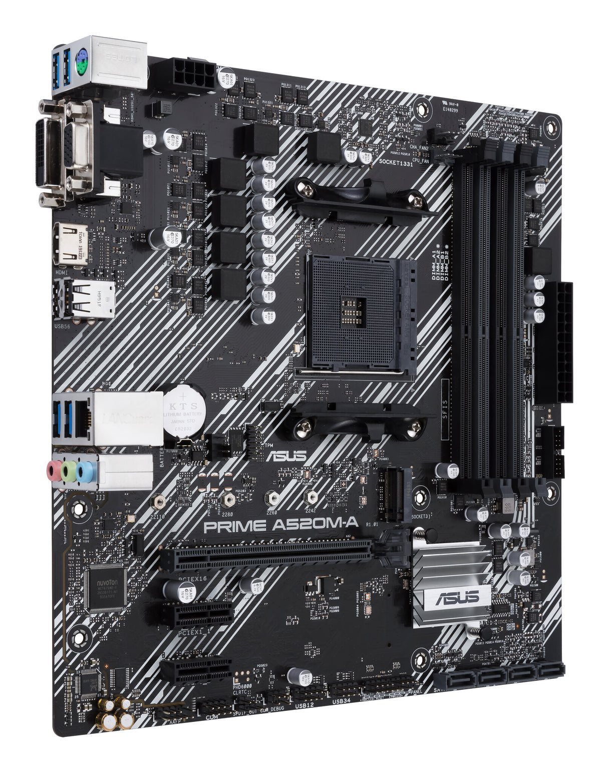 ASUS PRIME A520M-A II/CSM AMD A520 Socket AM4 micro ATX