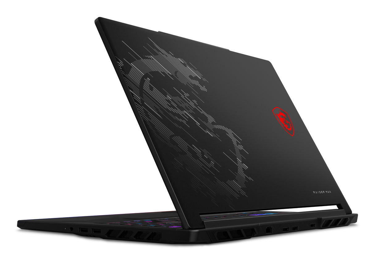 MSI Raider 16 MAX HX B2WJ-066UK Intel Core Ultra 9 275HX Laptop 40.6 cm (16") Quad HD+ 32 GB DDR5-SDRAM 1 TB SSD NVIDIA GeForce RTX 5090 Wi-Fi 7 (802.11be) Windows 11 Home Black