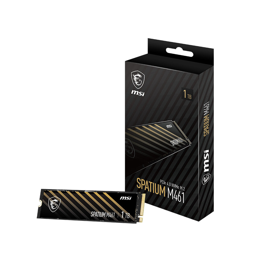 MSI SPATIUM M461 1 TB M.2 PCI Express 4.0 NVMe 3D NAND