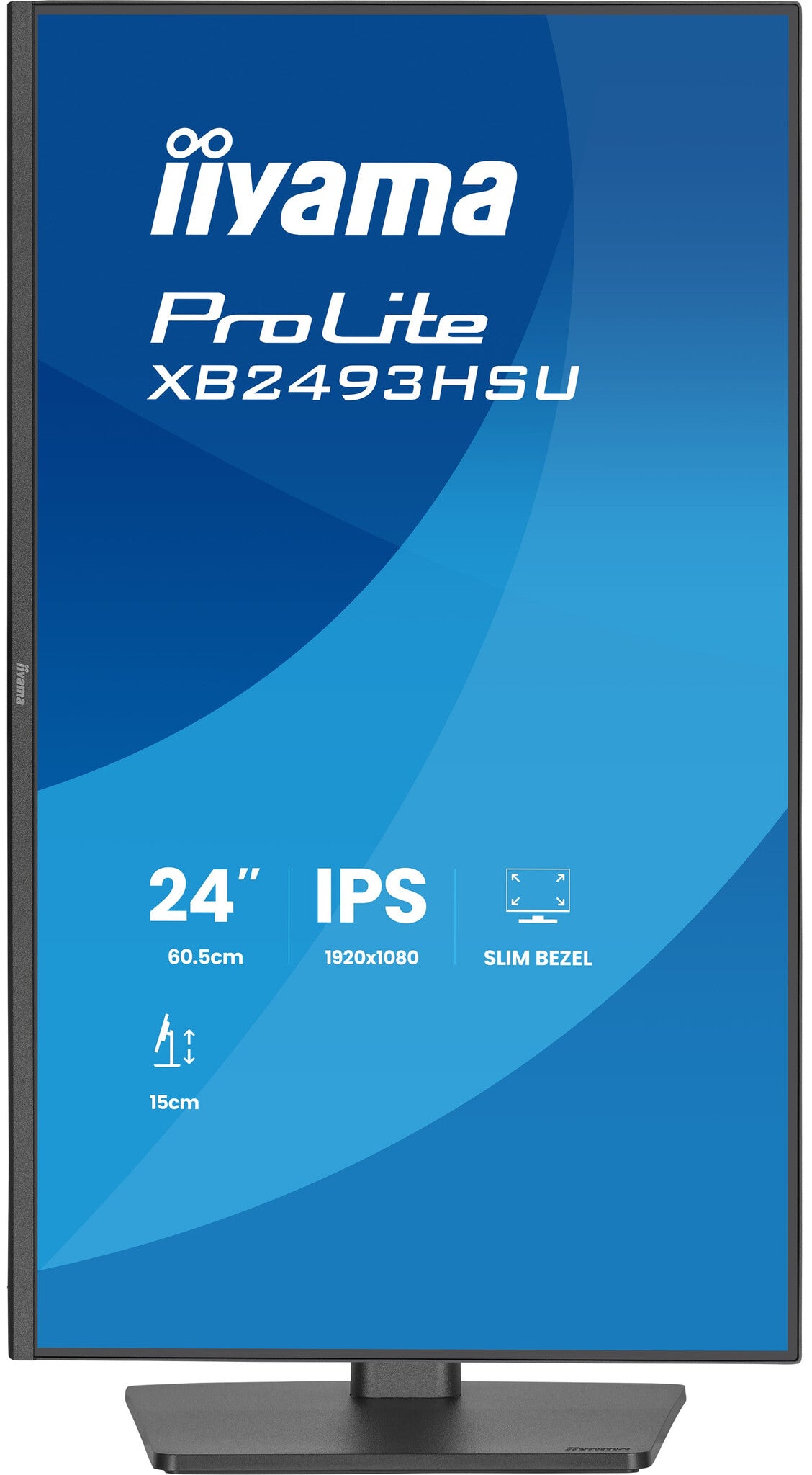 iiyama ProLite XB2493HSU-B1 computer monitor 60.5 cm (23.8") 1920 x 1080 pixels Full HD LED Black