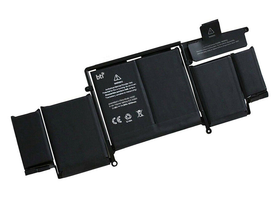 BTI 74.9 6 cell A1582 compatible battery for APPLE A1582 MACBOOK PRO RETINA 13-INCH EARLY 2015 MF839LL/A