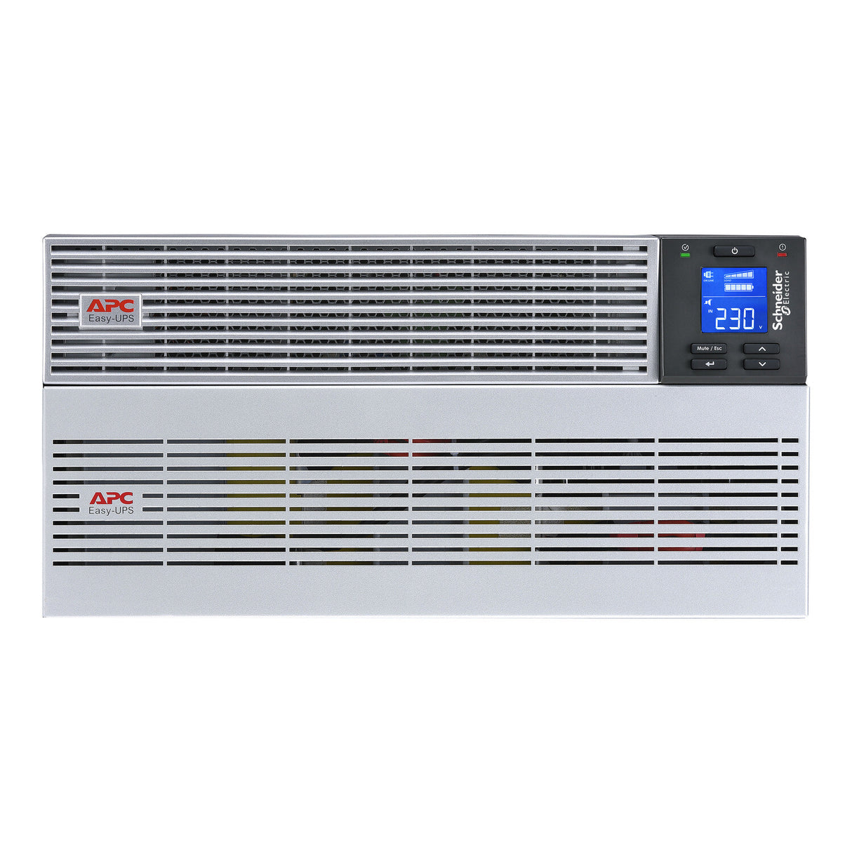 APC Easy UPS On-Line, 6kVA/6kW, Lithium-ion, Rack/Tower 5U, 230V, 1 Hard wire (1P+N+E) outlet, Intelligent Card Slot, Extended runtime, W/ rail kit