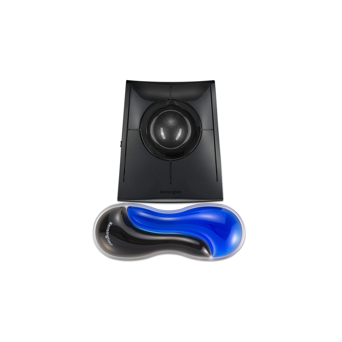 Kensington Slim Duo Gel Mouse/Trackball Wrist Rest - Blue