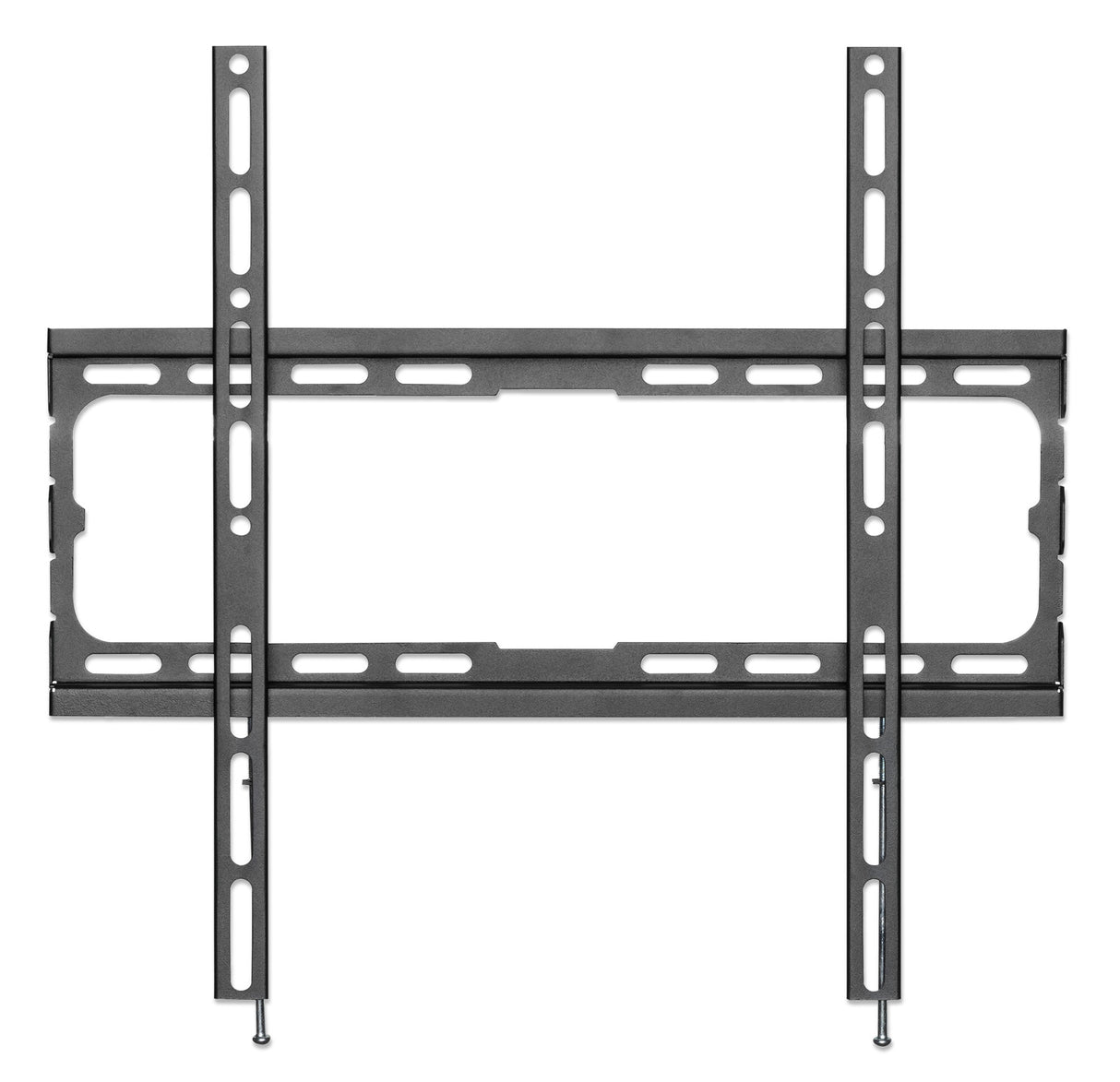Manhattan Wall Mount for TV & Monitors (Fixed), For screens 32" to 55", VESA compatability: all between 200x200mm and 400x400mm - check the dimensions of the four mounting holes on back of screen to ensure it fits, Max 40kg, Black, Bracket