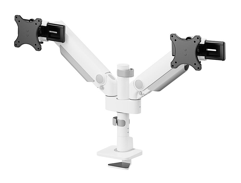 Neomounts DS65S-950WH2 Monitor arm 24-34" - gas spring - Topfix - multi-adjustable - 180°-stop