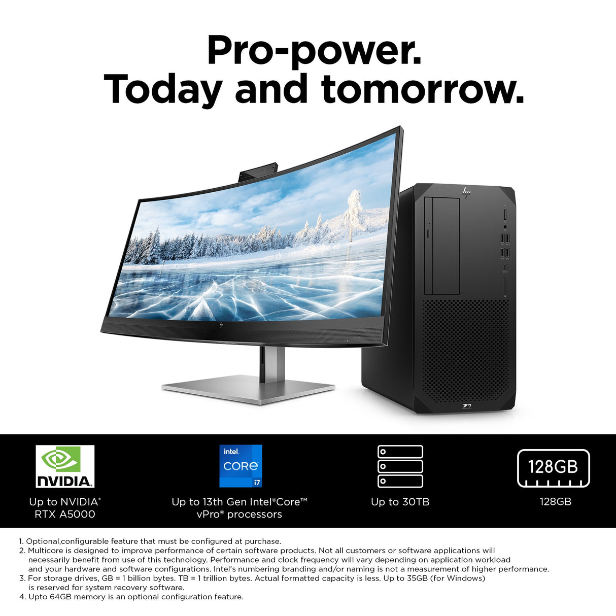 HP Z2 G9 Intel® Core™ i9 i9-13900 32 GB DDR5-SDRAM 1 TB SSD Windows 11 Pro Tower Workstation AI Workstation Black