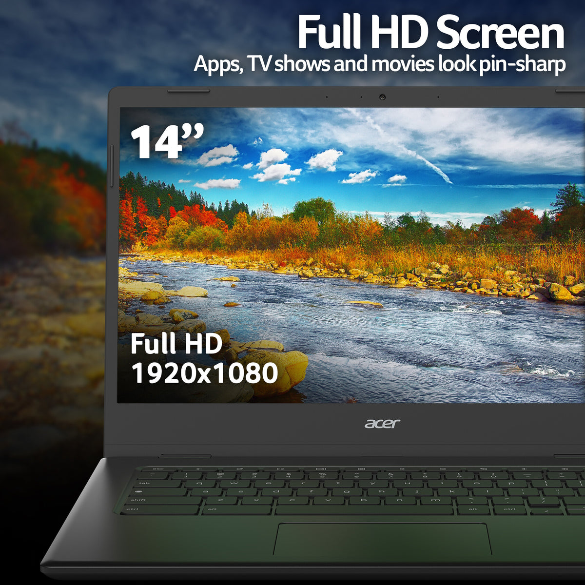 Acer Chromebook 314 (CBOA314-1H) - Intel Celeron, 4GB, 64GB, 14" Full HD display, Chrome OS
