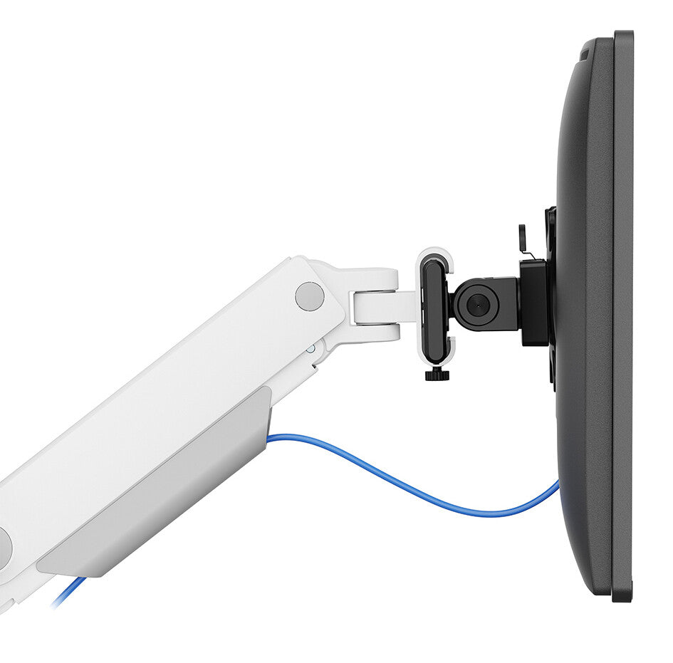 Neomounts DS65S-950WH2 Monitor arm 24-34" - gas spring - Topfix - multi-adjustable - 180°-stop