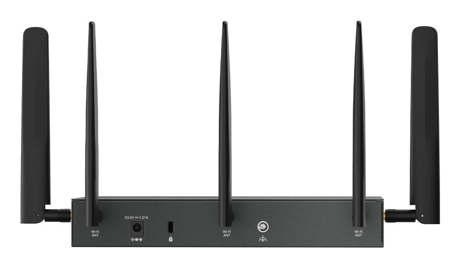TP-Link Omada ER706WP-4G wireless router Gigabit Ethernet Dual-band (2.4 GHz / 5 GHz) Black