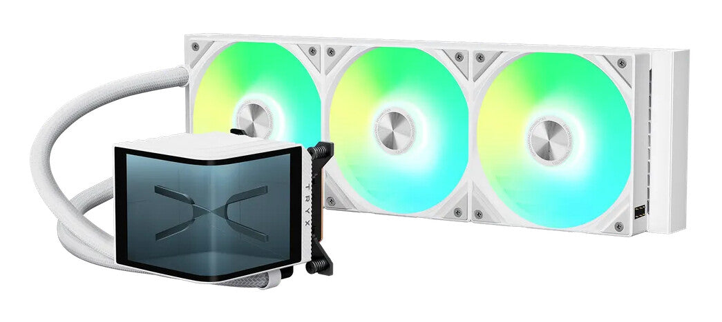 TRYX PANORAMA ARGB 360 Processor Liquid cooling kit 12 cm White 1 pc(s)