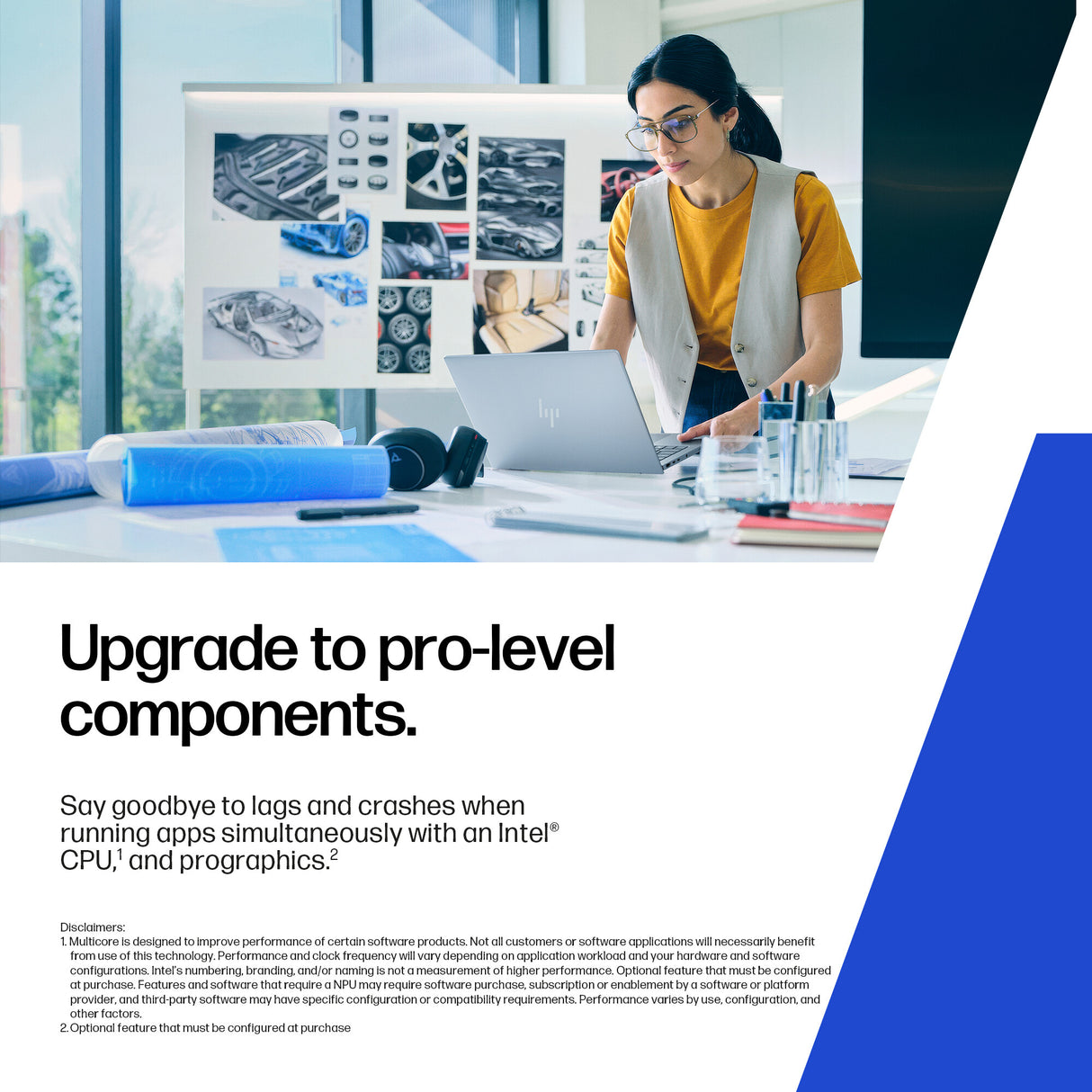 HP B72YFET laptop Intel Core Ultra 9 285H Mobile workstation 35.6 cm (14") WUXGA 64 GB DDR5-SDRAM 1 TB SSD NVIDIA RTX 500 Ada Wi-Fi 7 (802.11be) Windows 11 Pro AI PC, AI Workstation