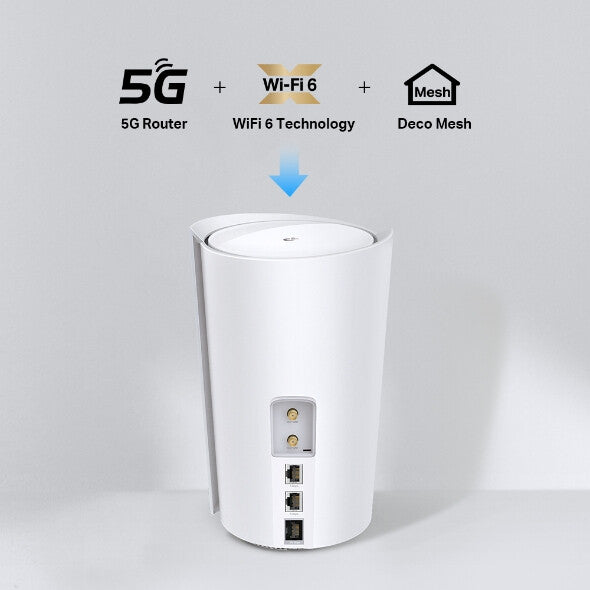 TP-Link 5G AX3000 Whole Home Mesh Wi-Fi 6 Router, Build-In 5G Modem