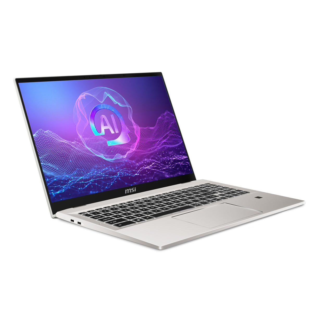 MSI Prestige A16 AI+ A3HMG-028UK AMD Ryzen AI 9 365 Laptop 40.6 cm (16") Quad HD+ 32 GB LPDDR5x-SDRAM 1 TB SSD Wi-Fi 7 (802.11be) Windows 11 Home Silver