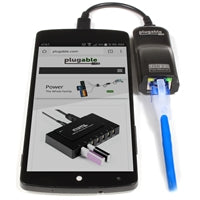 Plugable USB2-OTGE100 USB 2.0 OTG Micro USB to 10/100 Ethernet Adapter