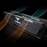 Team T-Force Vulcan FLBD532G6400HC40BDC01 32GB System Memory (2 x 16GB), DDR5 6400, 40-40-40-84, 1.35v, Black, Retail Boxed