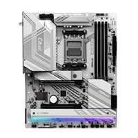 ASRock X870 PRO RS WIFI AMD AM5 Socket Motherboard, ATX, 4x DDR5 Slots, 3x M.2 Sockets, Fitted I/O Shield, 2.5GbE LAN, Wi-Fi 7, 1x HDMI Port / 2x USB-C (USB4)