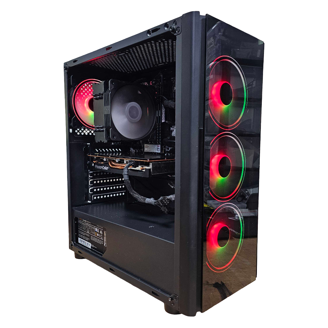 DCG Respawn - Ryzen 5 3600, 32GB DDR4, AMD RX 5600 XT, 500GB SSD, 2TB HDD, Refurbished PC