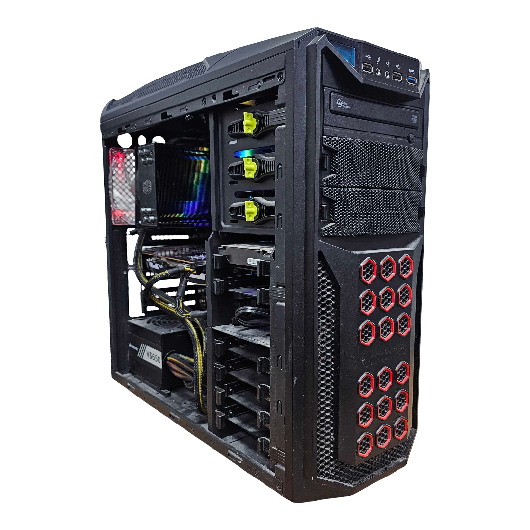 DCG Respawn - Intel i7-11700K, 32GB RGB DDR4, AMD RX 6600 8GB, 2TB SSD, 2TB HDD, Refurbished PC