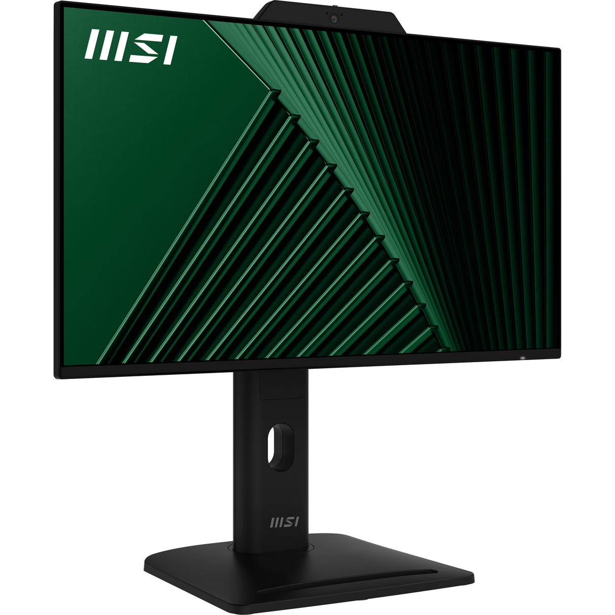 MSI Pro MP242PMG 23.8 Inch Monitor, FHD (1920 x 1080), 120Hz, IPS, 1ms, 1x HDMI 1.4b, 1x DP 1.2a, 1x D-Sub(VGA), 2xUSB 5Gbps Type-A, 1x USB 5Gbps Type-B, Built-in Speakers, Webcam, Anti-Glare, Anti-Flicker, Less Blue light, TÜV Certified, VESA, Kensington