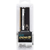 Team ELITE 16GB No Heatsink (1 x 16GB) DDR5 4800MHz DIMM System Memory, CL40