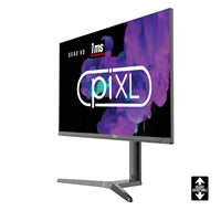 piXL CM27G7 27 Inch 100Hz QHD IPS Gaming Monitor with AMD FreeSync & Nvidia G-Sync, 1ms Response Time, DisplayPort, HDMI, USB-A, VESA Mount, RGB Lighting, VESA Mount & Height Adjust