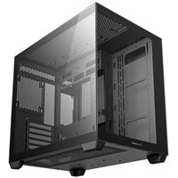 DeepCool CG530 Dual-Chamber Mid Tower Case, Tempered Glass Panels, Advanced Cooling Support, Exceptional Cable Management, Black