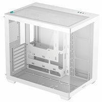 DeepCool CG530 Dual-Chamber Computer Case, Tempered Glass Panels, Advanced Cooling Support, Exceptional Cable Management, White