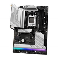 ASRock B850 Pro RS AMD AM5 Socket Motherboard, ATX, 4x DDR5 Slots, 4x M.2 Sockets, 3x USB-C Port, Fitted I/O Shield, 2.5GbE LAN, Wi-Fi 6E, 1x HDMI Port / 1x USB-C