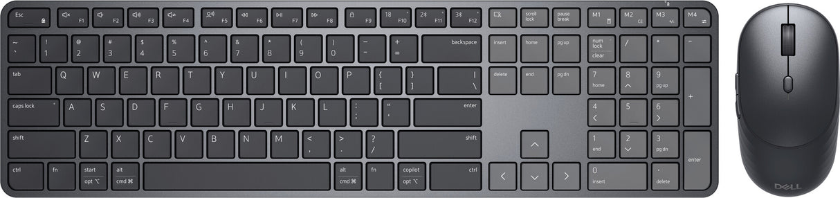 DELL Pro 7 Slim KM726 keyboard Mouse included Home/Office RF Wireless + Bluetooth Black