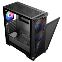 CRONUS Phanes Gaming PC Case, Full Tower with Tempered Glass, ARGB Lighting, Enhanced Connectivity, and Superior Airflow, ATX, Micro ATX, Mini-ITX, and E-ATX