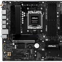 ASRock B850M Pro-A WiFi AMD AM5 Socket Motherboard, Micro-ATX, 4x DDR5 Slots, 3x M.2 Sockets, 2x USB-C Port, 2.5GbE LAN, Wi-Fi 6E, 1x DisplayPort / 1x HDMI Port