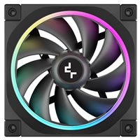 DeepCool FL12 120mm PWM 3 Pack Fan - High Performance, Low Noise, Fluid Dynamic Bearing, 36 ARGB LEDs, 500-2150 RPM, 55 CFM Airflow, 4-Pin PWM Control