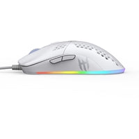 Tecware Exo Elite Lightweight 16000dpi RGB USB Gaming Mouse White