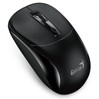 Genius NX-7123 Copilot AI Wireless Mouse, 2.4 GHz with USB Receiver, 1200 DPI, 4 Button with Scroll Wheel, Ambidextrous Design, Black
