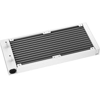 DeepCool LE240 V2 White 240mm Liquid CPU Cooler, Dual 120mm ARGB Fans, Anti-Leak Tech, Quiet Pump, High Performance for Intel & AMD Sockets