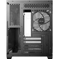 Antec CX60M ARGB Mini Tower Micro ATX Gaming Case, Black, Tempered Glass Panels, Dual Chamber Design, Vertical Cooling, Pre-Installed ARGB Fans, Water Cooling Support,