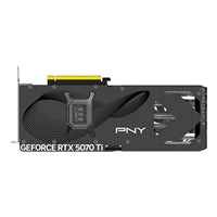 PNY NVIDIA GEFORCE RTX 5070 Ti OC 16GB, GDDR7 Graphics Card, 8960 CUDA Cores, 2295 MHz Core Clock, Triple Fan, 3x Display Ports / 1x HDMI Port