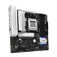 ASRock A620AM PRO RS AMD Socket AM5 Motherboard, 4x DDR5 Slots, 3x M.2 Socket, 2.5GbE LAN, 1x HDMI Port/ 1x DisplayPort