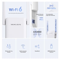 ME80X AX3000 WIFI RANGE EXTENDER