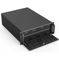 Codegen CSCG4U600GP 4U Rackmount Server Case, 600mm Deep, SSI-EEB/E-ATX/ATX/Micro-ATX Compatible, 8 PCI Expansion Slots, Dual 80mm PWM Cooling Fans, USB-C & USB 3.0