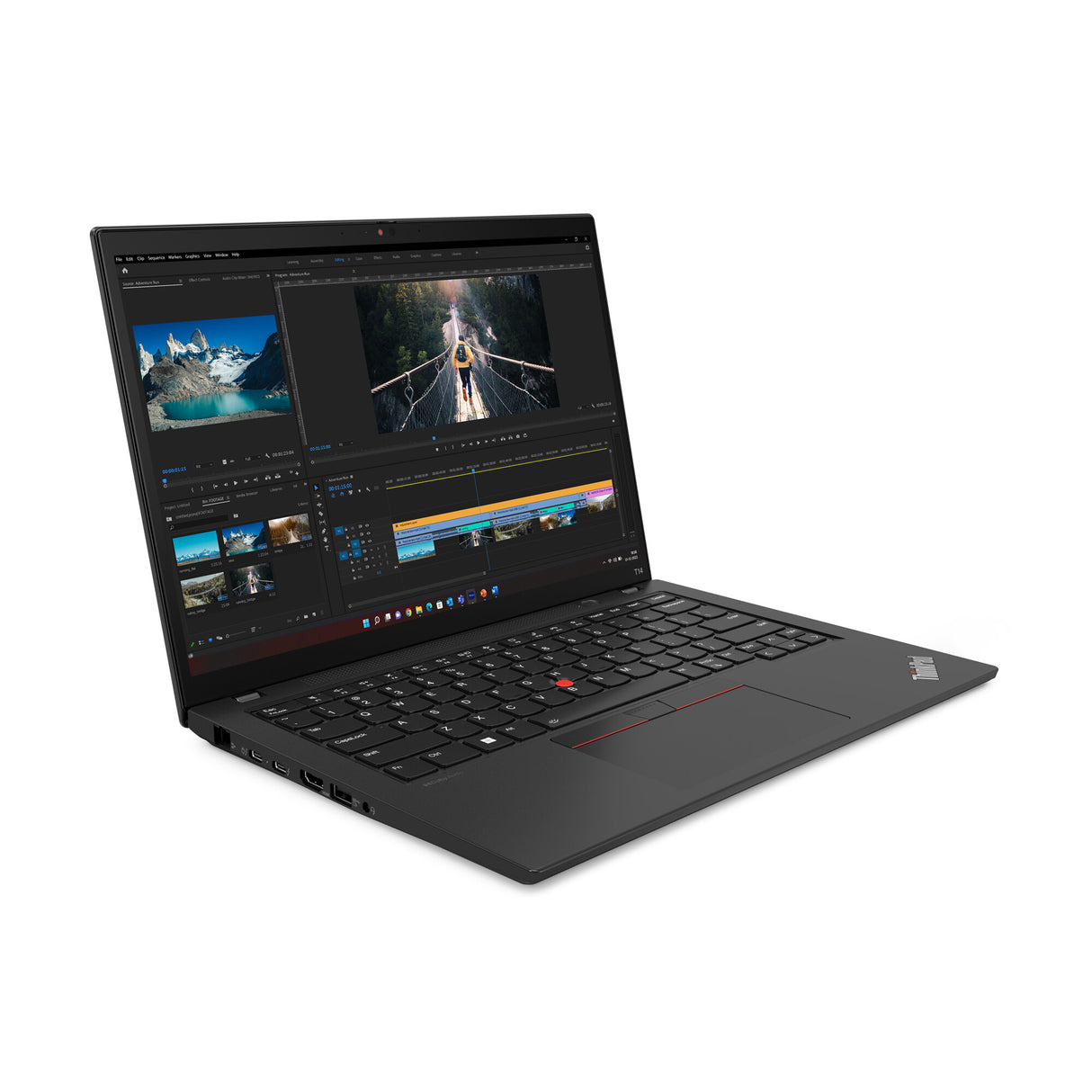 Lenovo ThinkPad T14 Gen 4 (Intel) Intel® Core™ i5 i5-1335U Laptop 35.6 cm (14") WUXGA 16 GB DDR5-SDRAM 256 GB SSD Wi-Fi 6E (802.11ax) Windows 11 Pro UK English Black