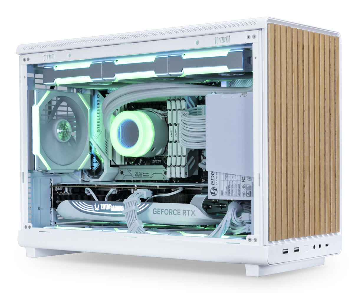 Lian Li A3-mATX Micro Tower White, Wood