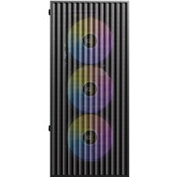 Antec AX27 RGB Elite Mid-Tower Gaming PC Case with Tempered Glass, Full Mesh Front Panel, 4 Pre-installed 120mm Fixed-RGB Fans, ATX/Micro-ATX/ITX Compatible, Black