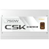 Antec CSK DC 750W PSU, White, 80+ Bronze, Fully Wired, Antec's 5-year warranty