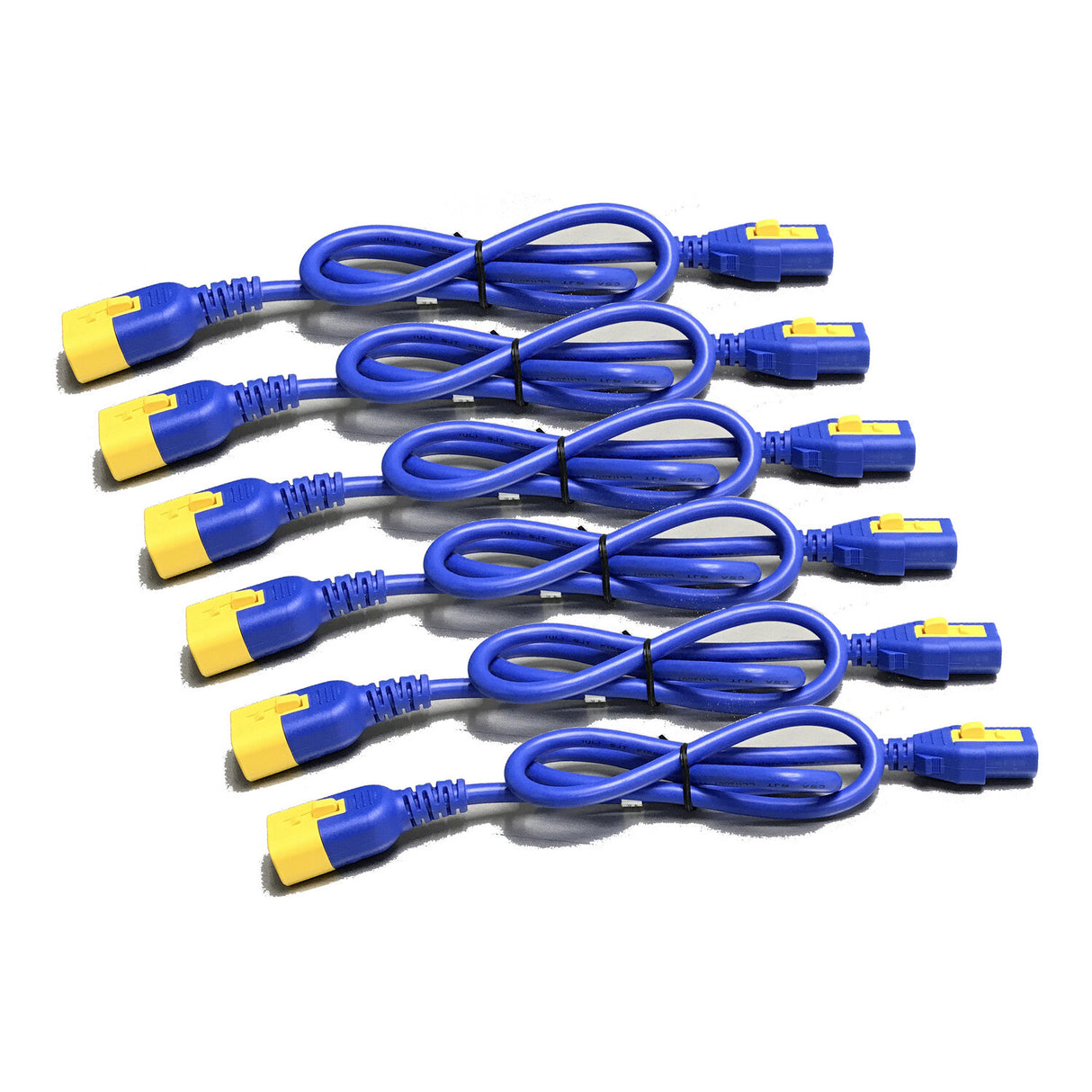 APC Power Cord Kit (6 ea), Locking, C13 TO C14, 0.6m, Blue