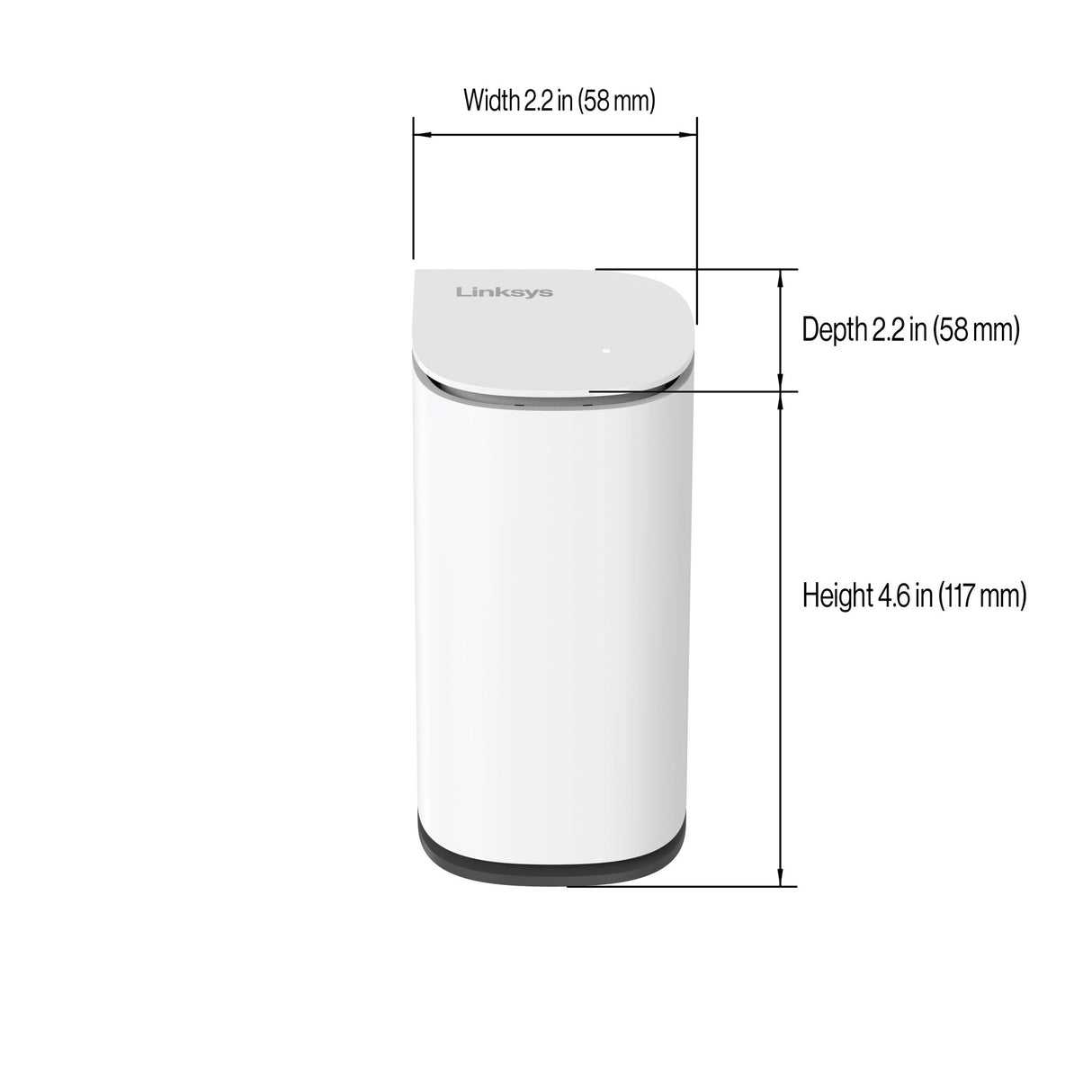 Linksys Velop Micro 6 Mesh System – Dual-Band WiFi 6 AX3000 (3-pack)