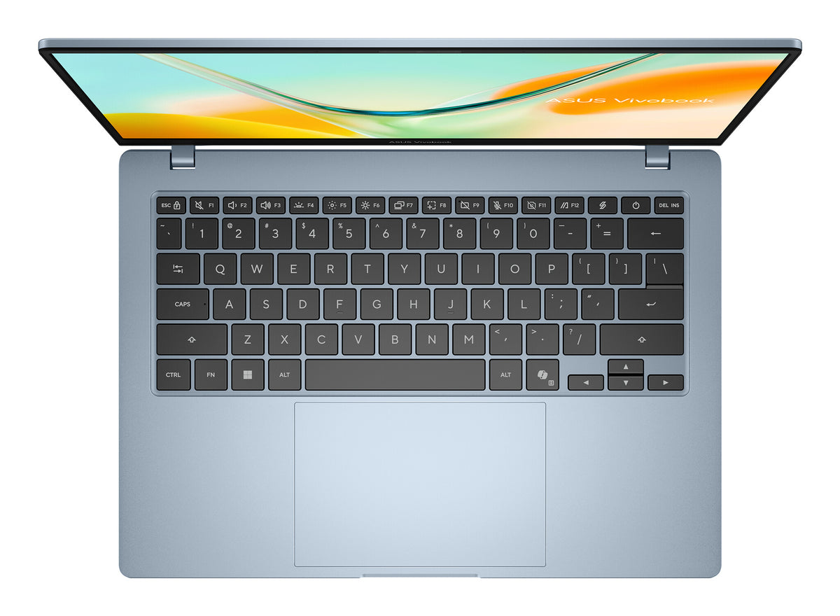 ASUS Vivobook S14 S5408QA-TM197W Copilot+ PC Snapdragon X1-26-101 Laptop 35.6 cm (14") WUXGA 16 GB LPDDR5x-SDRAM 512 GB SSD Wi-Fi 6E (802.11ax) Windows 11 Home Blue